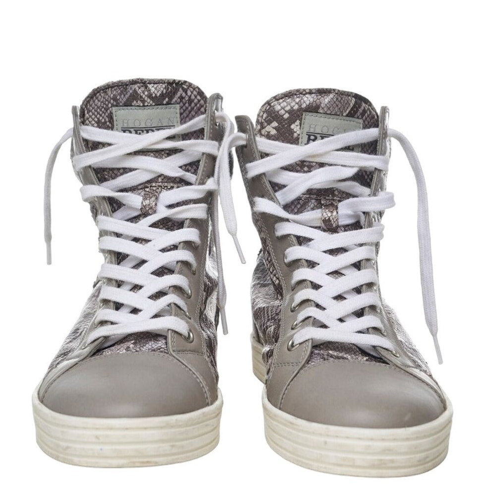 Hogan Sneakers 8.5 US Gray Snakeskin