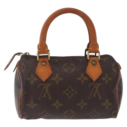 Louis Vuitton Speedy Mini HL Monogram Canvas, Brown, Canvas, Handbag