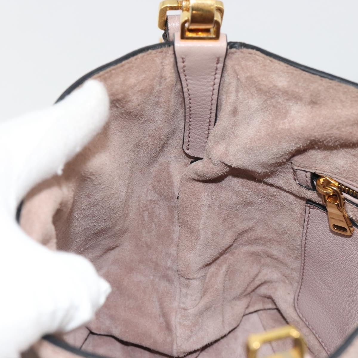 Miu Miu Madras Convertible Hobo Leather, Pink, Leather, Shoulder Bag