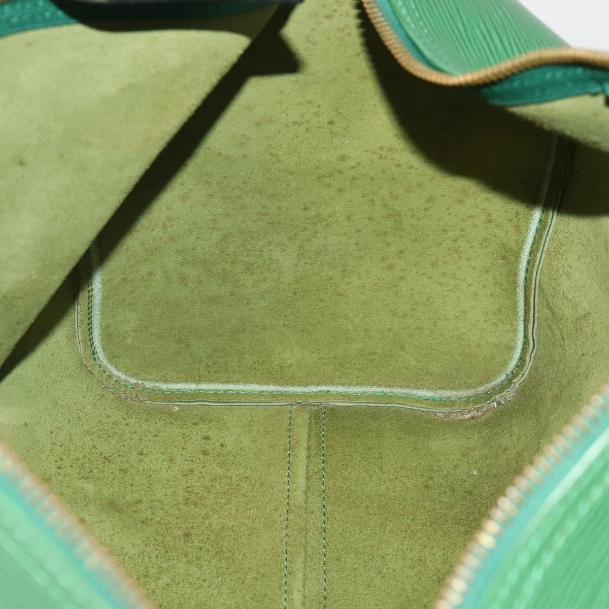 Louis Vuitton Keepall Bag Epi Leather, Green, Leather, Travel Bag