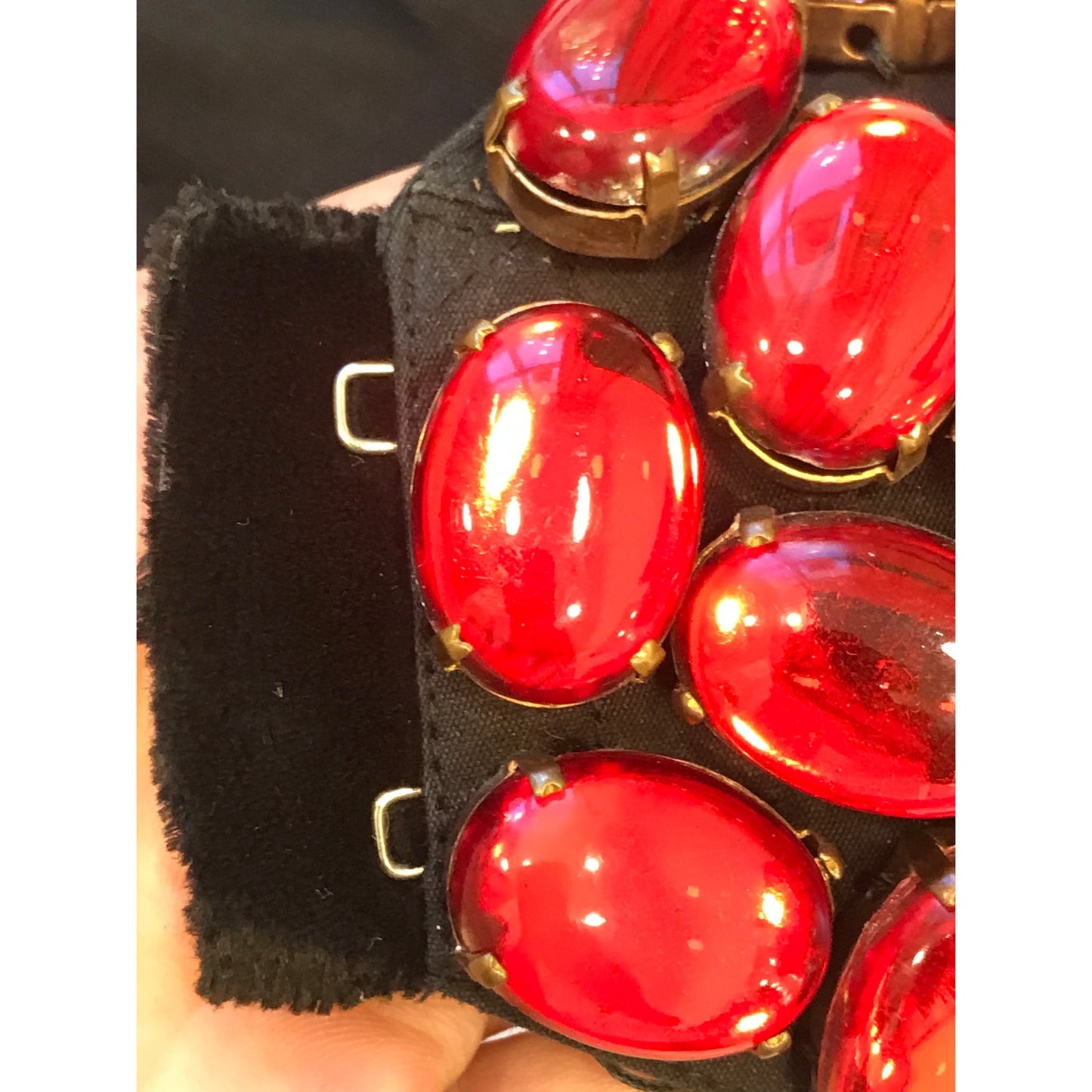 Vintage Dolce & Gabbana Gem Bra Top 42 Red