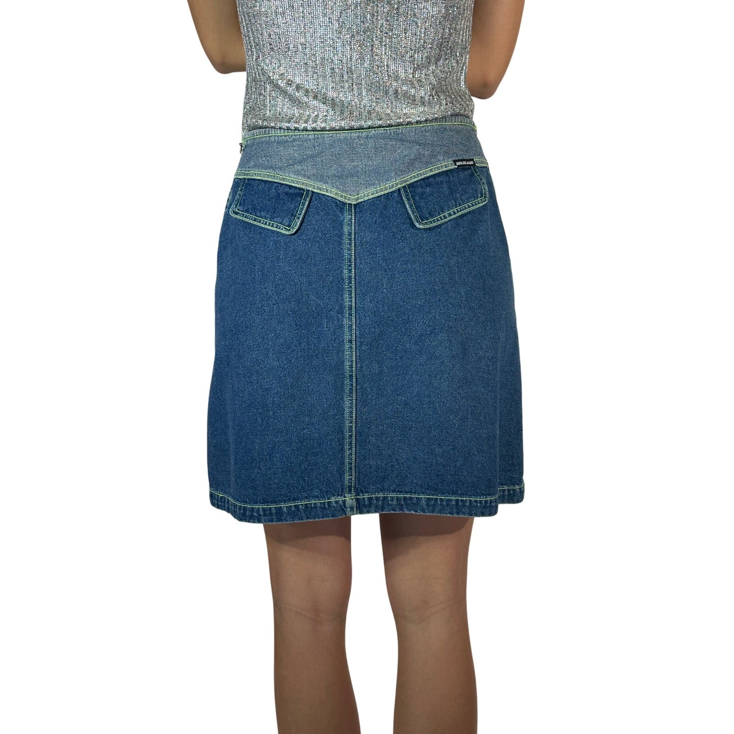 Anna Sui Denim Skirt
