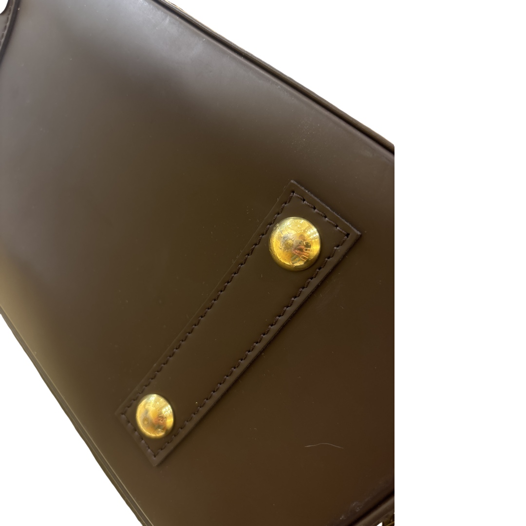 Louis Vuitton Alma BNB Monogram Canvas with Leather, Brown, Leather, Handbag