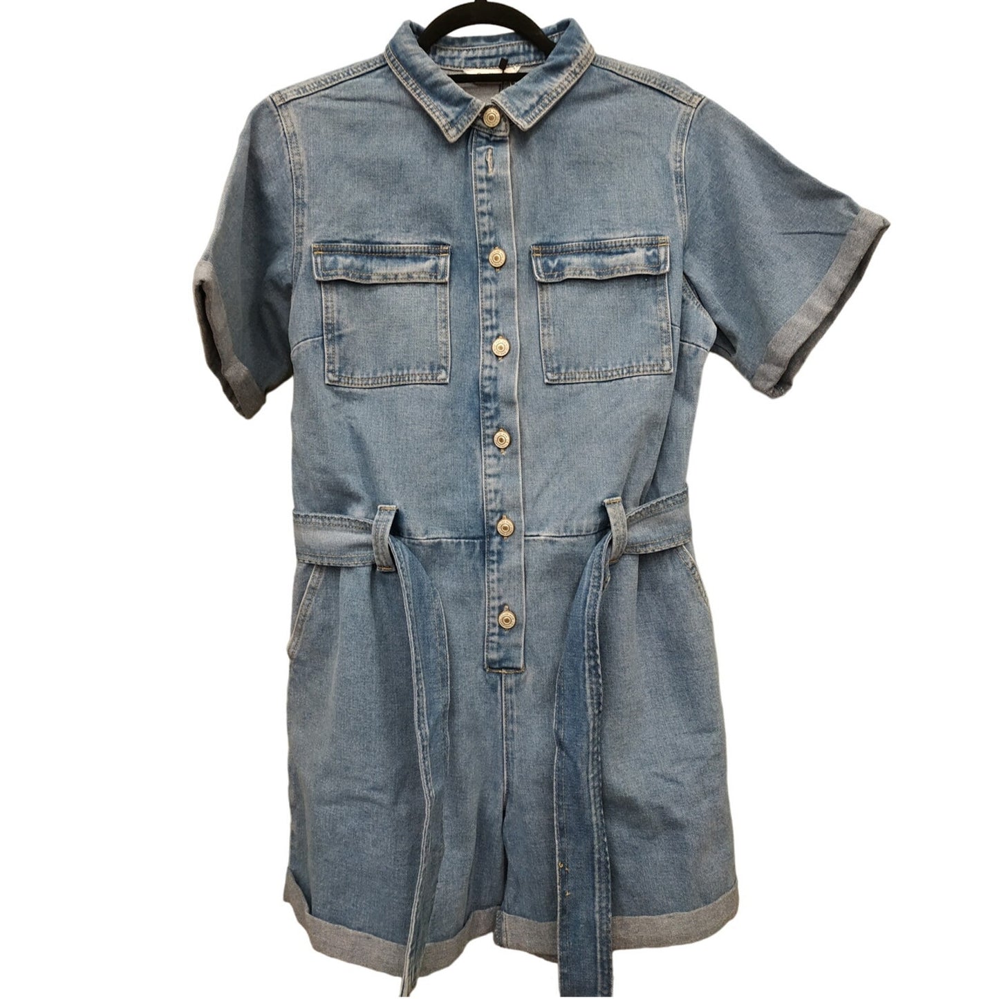 Oraije Paris Denim Playsuit