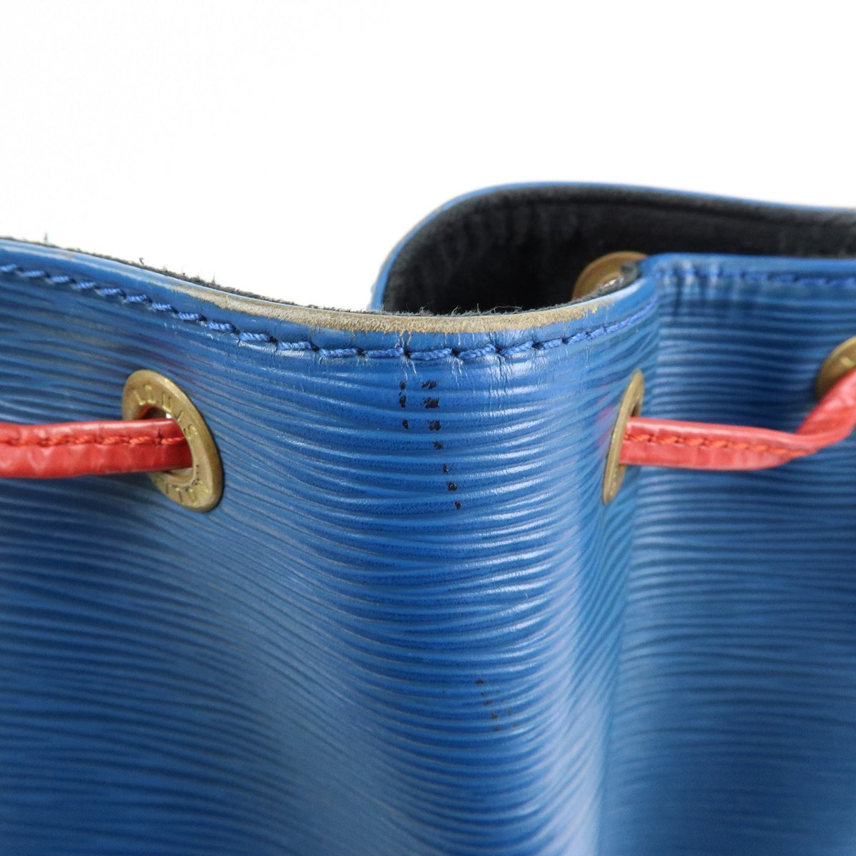 Louis Vuitton Tricolor Noe Epi Leather, Blue, Leather, Handbag