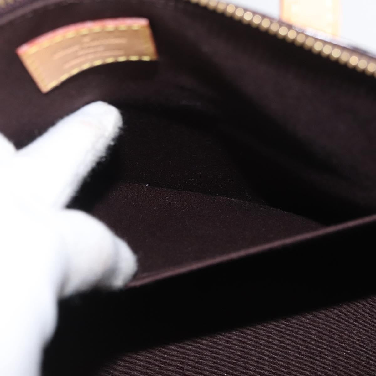 Louis Vuitton Bellevue Monogram Vernis, Black, Patent Leather, Tote Bag