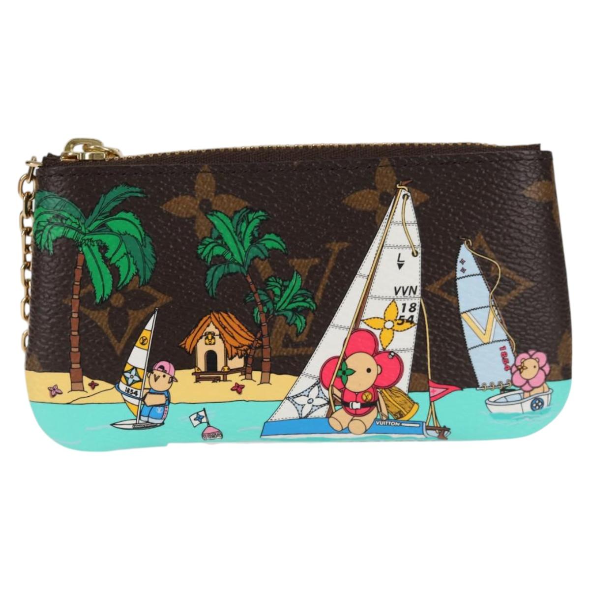 Louis Vuitton Vivienne, Brown, Canvas, wallet
