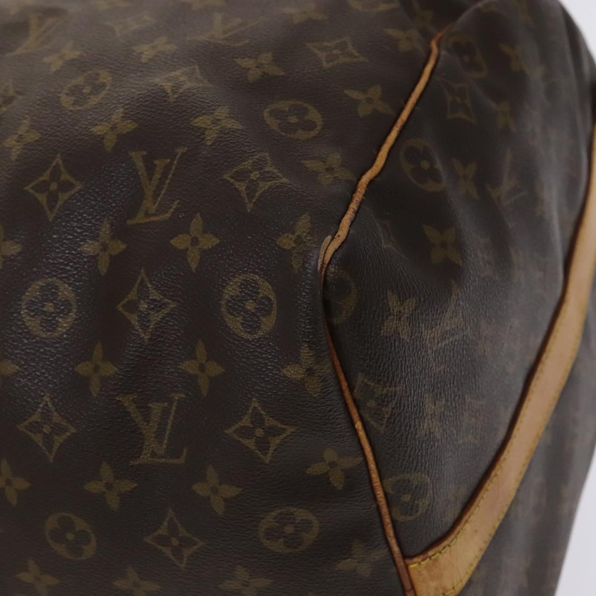 Louis Vuitton Keepall Bandoulière 60, Brown, Canvas, travel