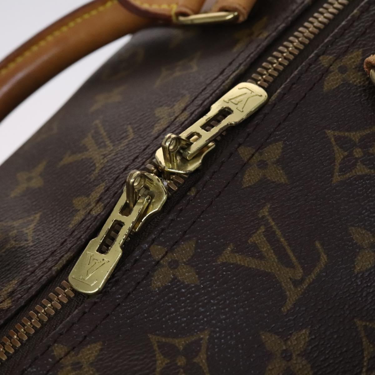 Louis Vuitton Keepall 60, Brown, Canvas, travel