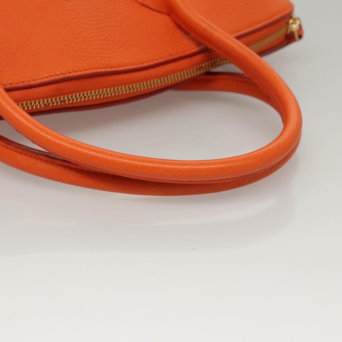 Louis Vuitton Lockit, Orange, Leather, handbag