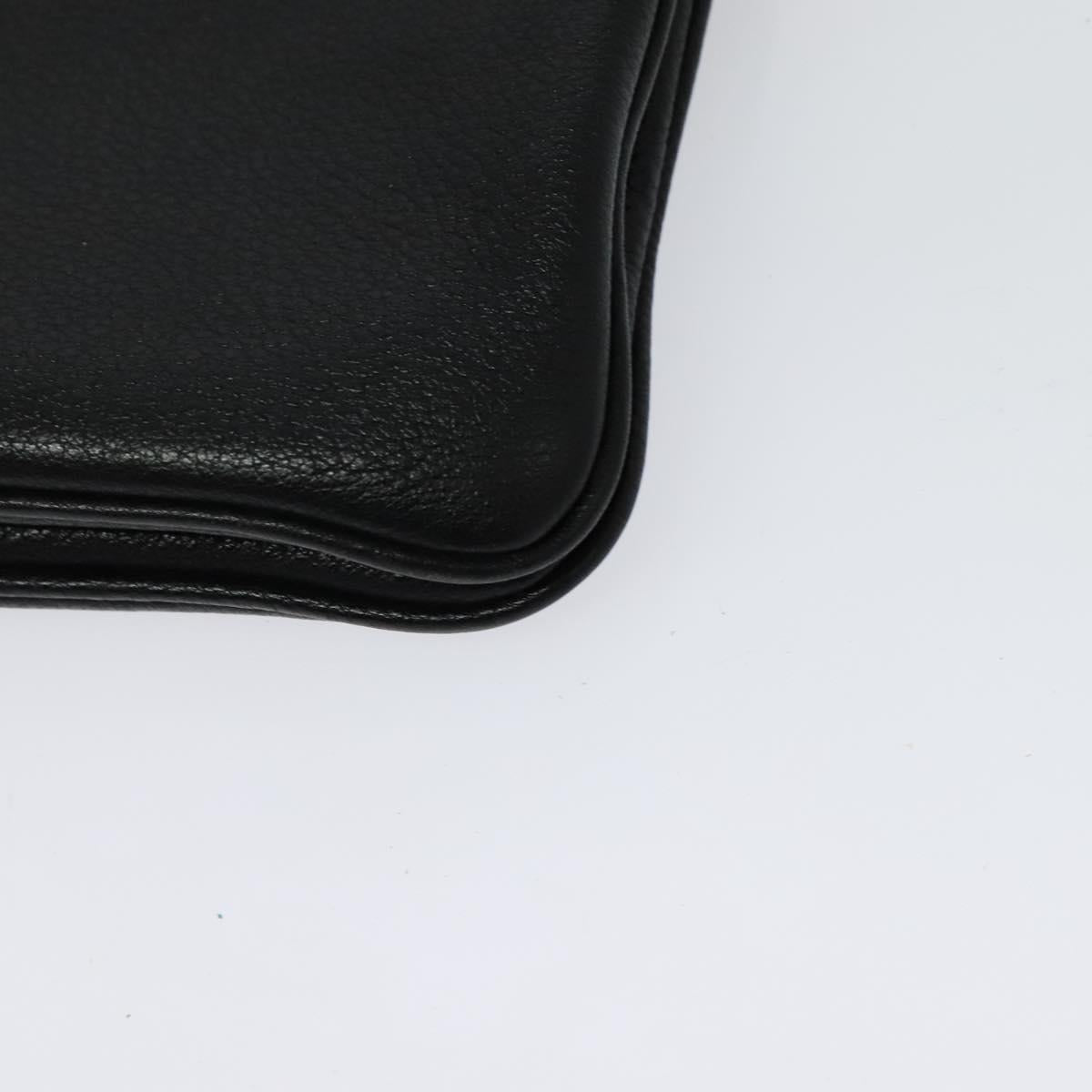 Prada Double, Black, Leather, shoulder