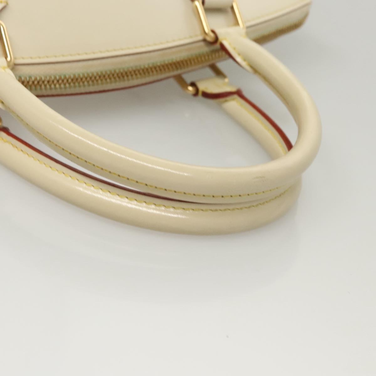 Louis Vuitton Lockit, White, Leather, handbag
