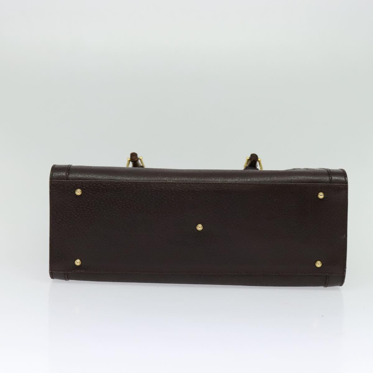 Gucci Bamboo, Brown, Leather, handbag