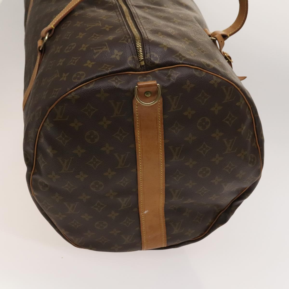 Louis Vuitton Polochon, Brown, Leather, travel