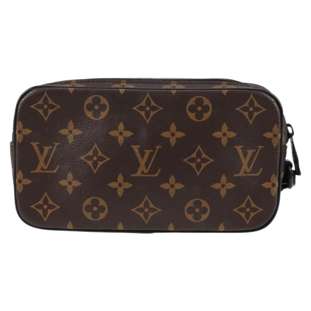 Louis Vuitton Pochette Volga, Brown, Canvas, clutch