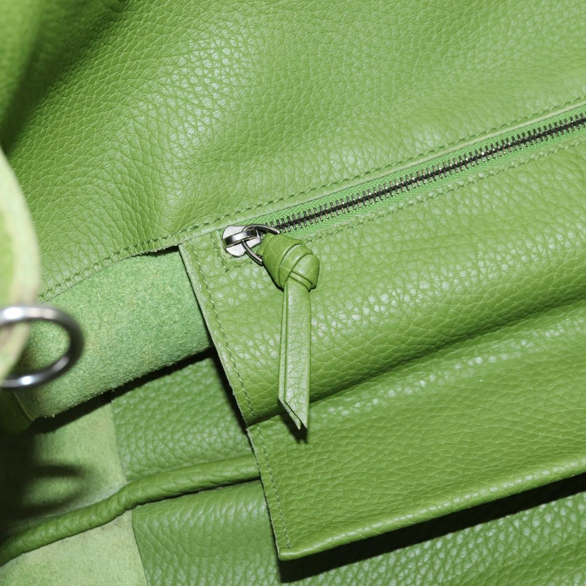 Bottega Veneta, Green, Leather, shoulder