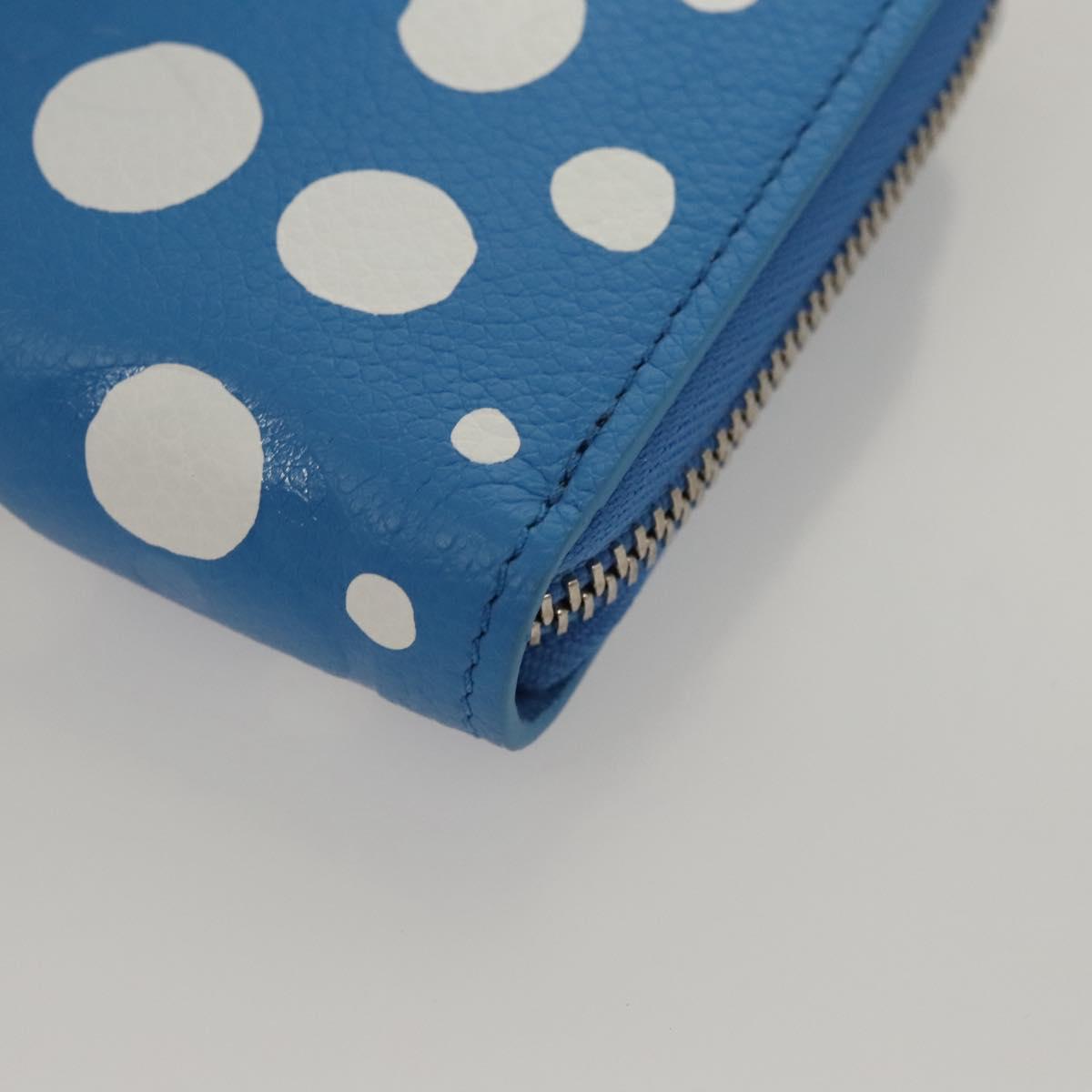 Louis Vuitton Portefeuille zippy, Blue, Leather, wallet