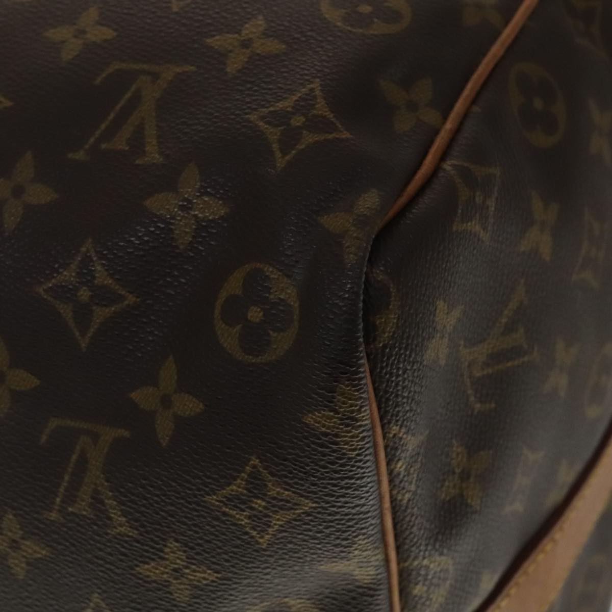 Louis Vuitton Keepall Bandoulière 60, Brown, Canvas, travel