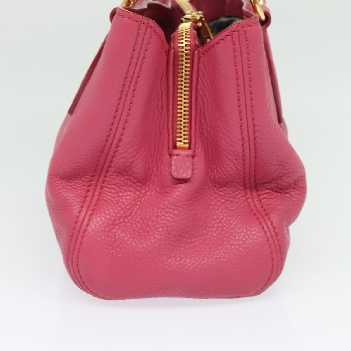Miu Miu Vitello, Pink, Leather, handbag
