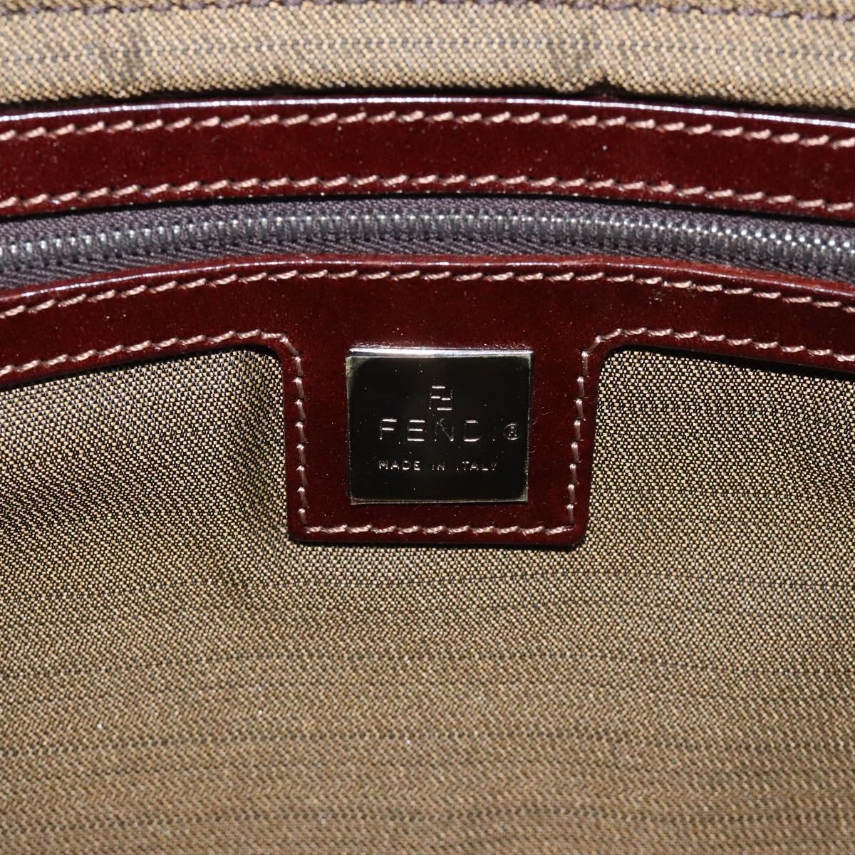 Fendi Zucca, Brown, Canvas, handbag