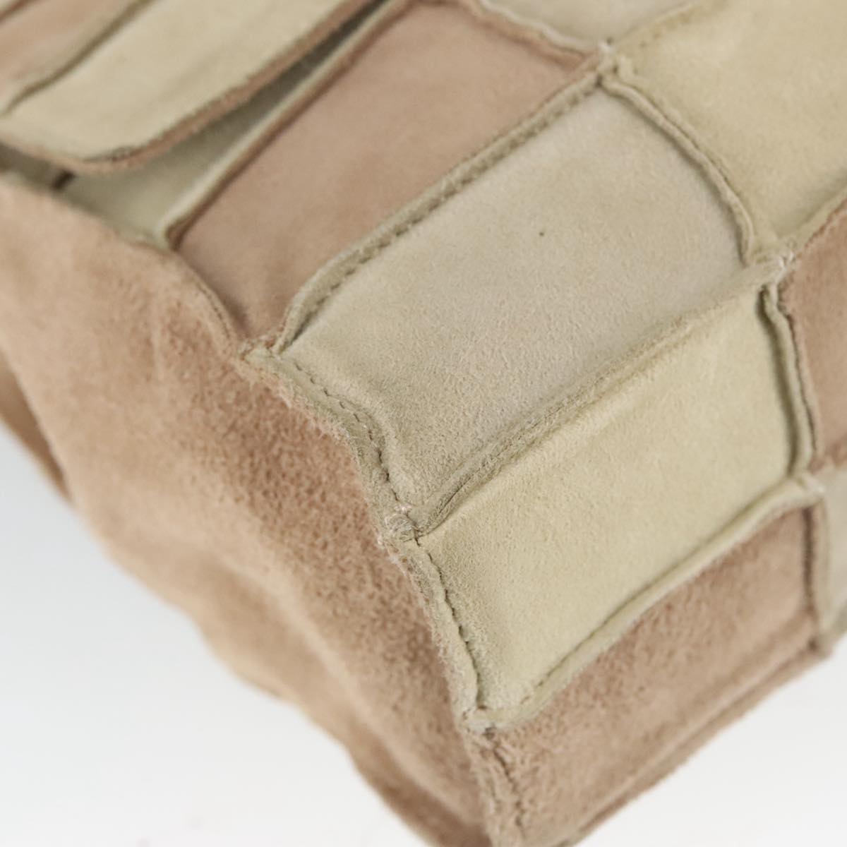 "Chanel 2,55", Beige, Suede, shoulder