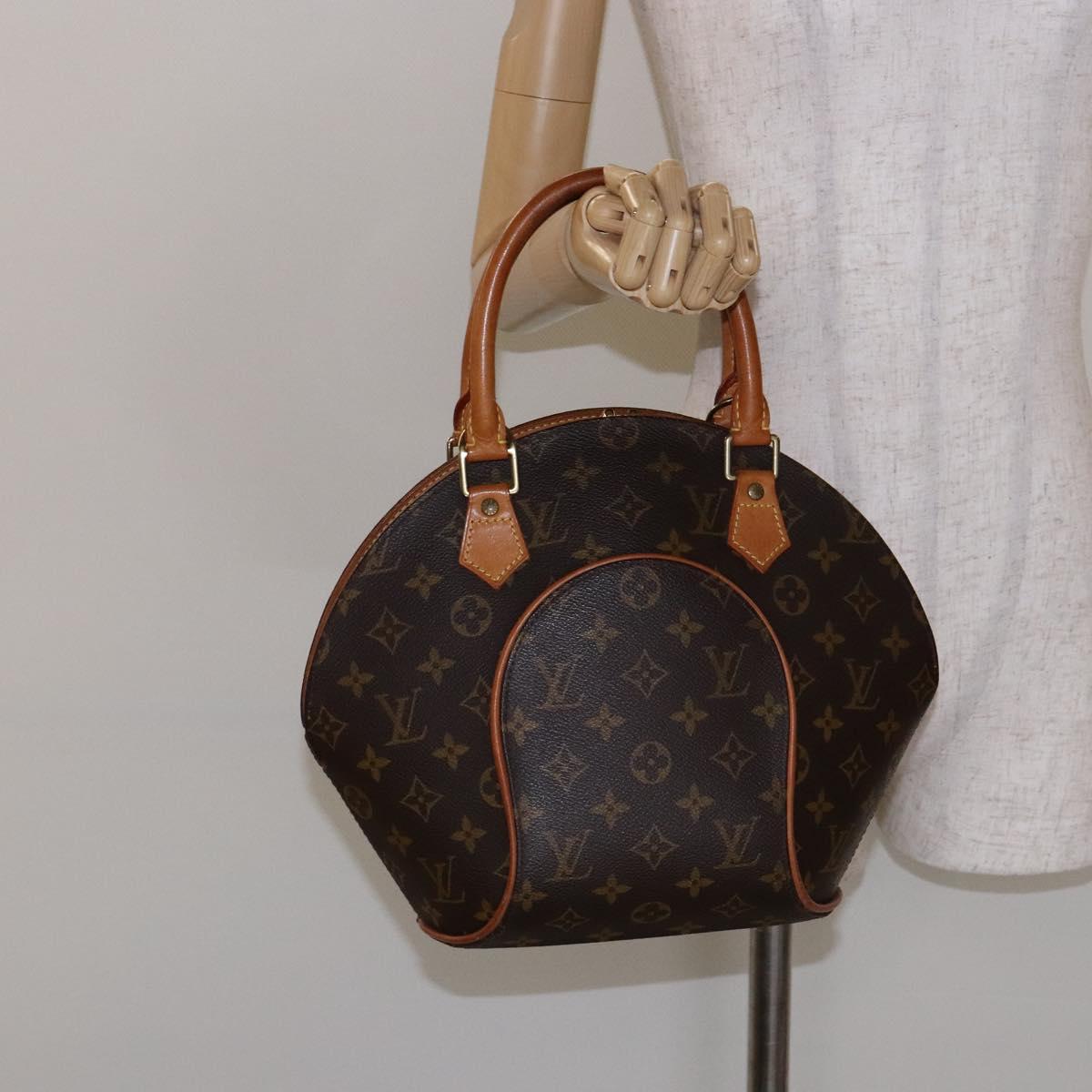 Louis Vuitton Ellipse, Brown, Canvas, handbag