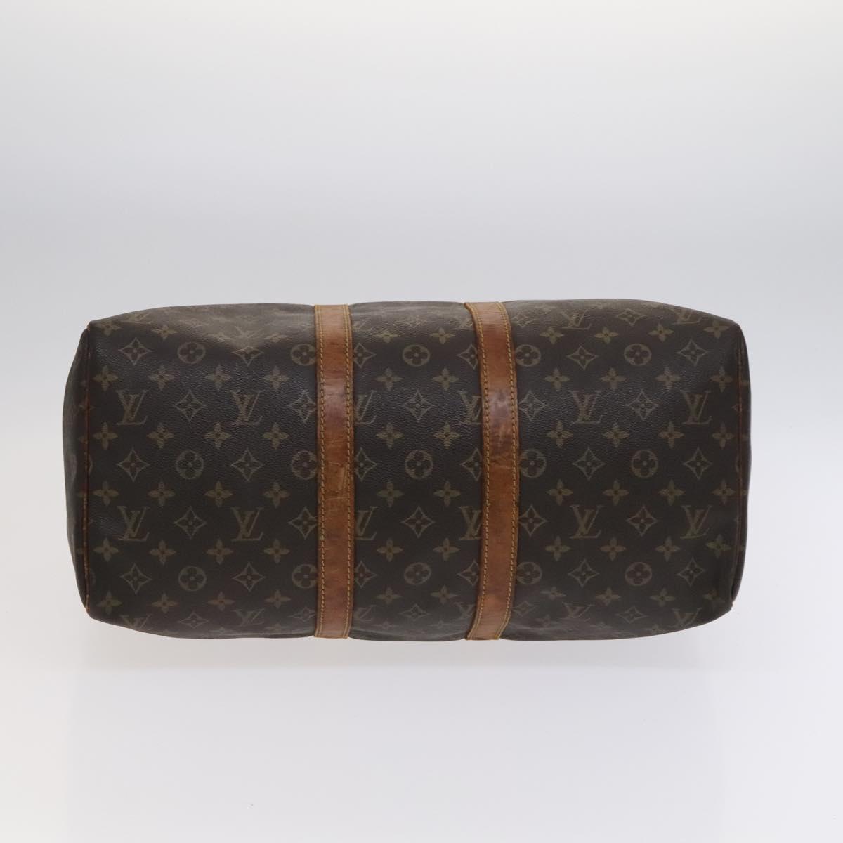 Louis Vuitton Keepall 45, Brown, Canvas, travel
