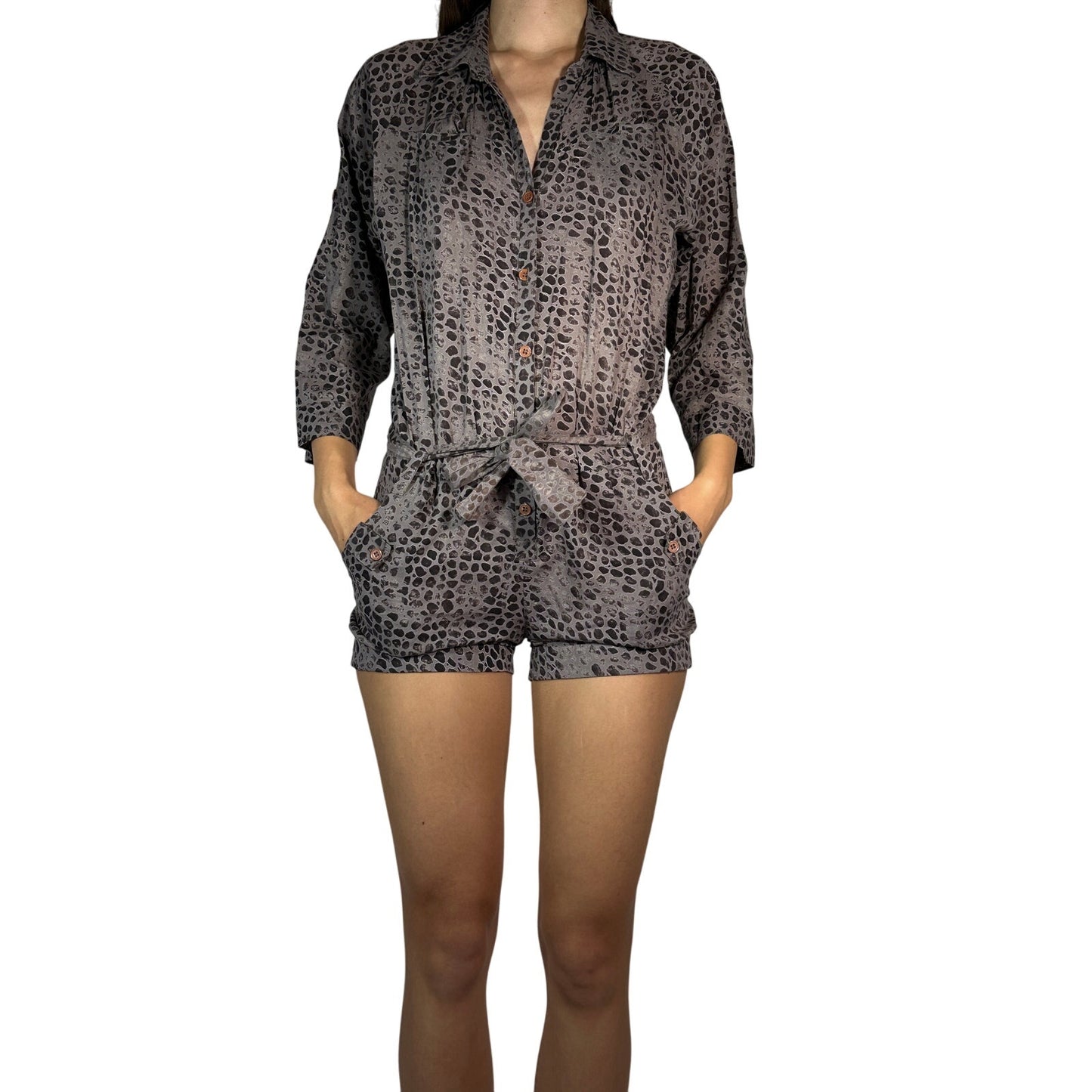 Maje Printed Romper