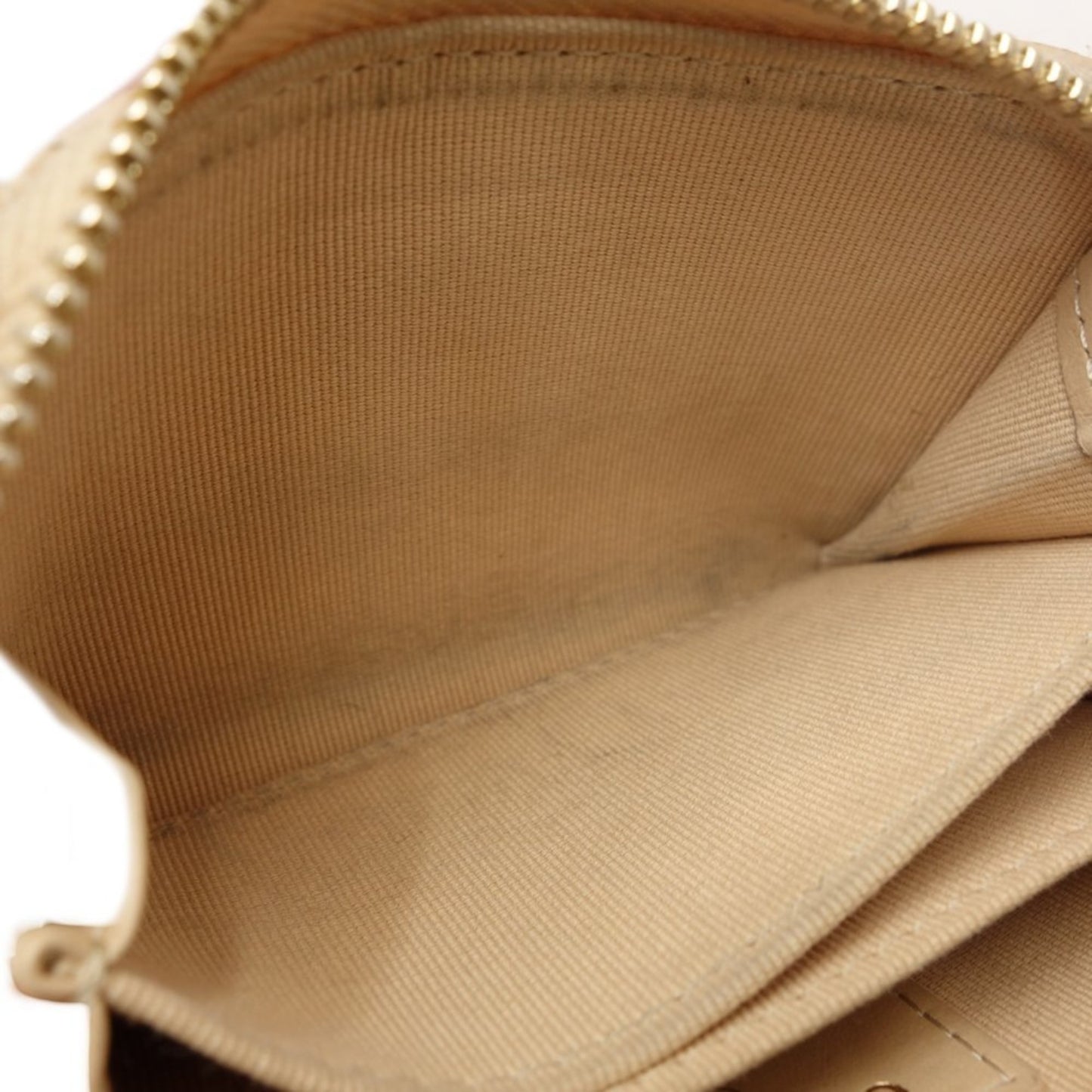 Chanel, Beige, Leather, wallet