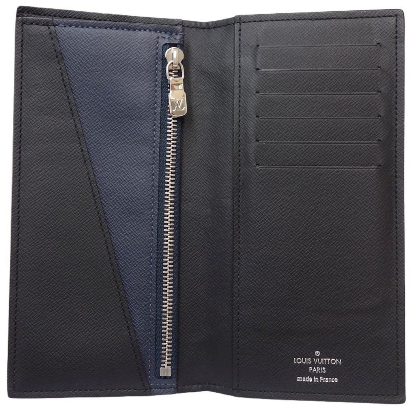 Louis Vuitton Portefeuille Alexandre, Black, Leather, wallet