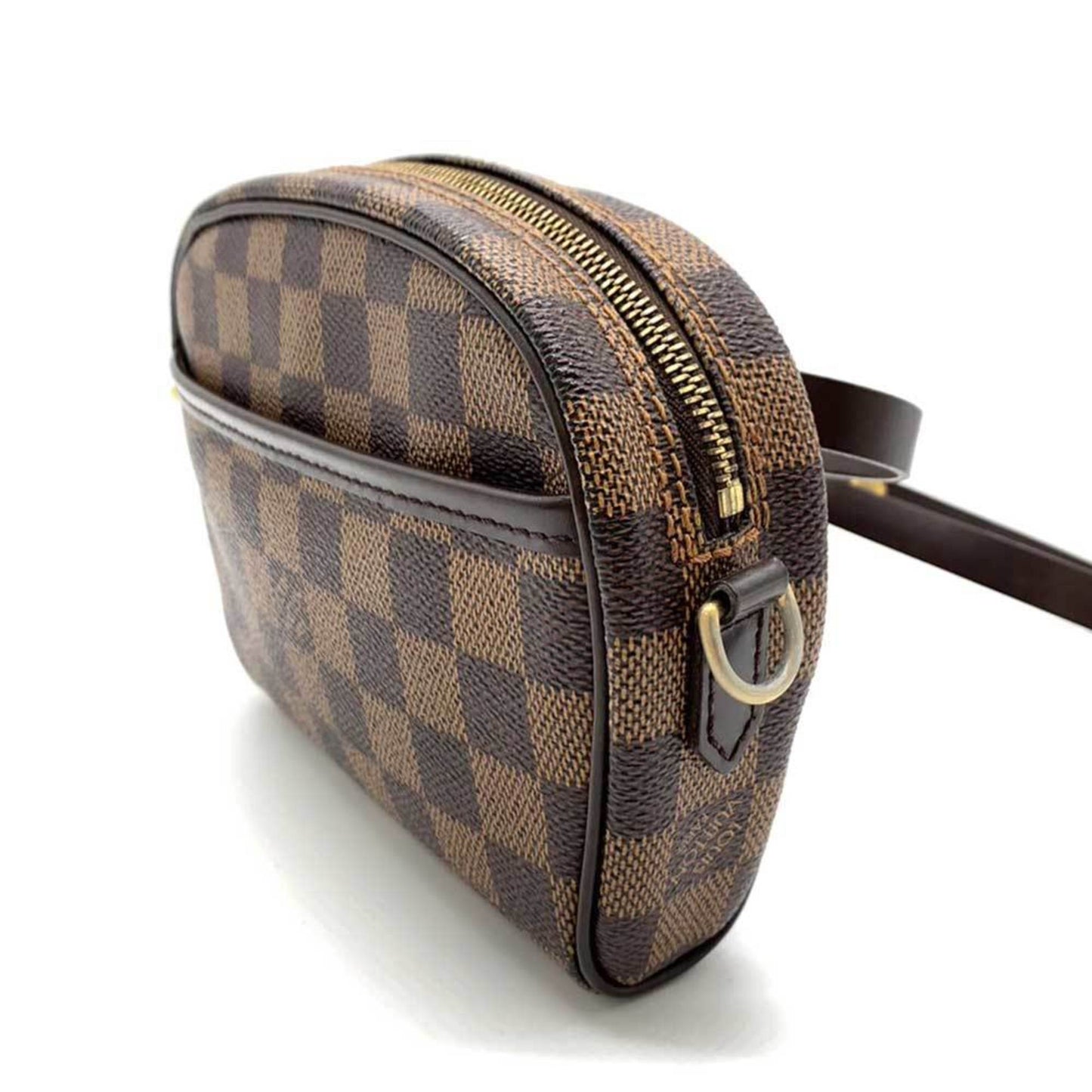Louis Vuitton Ipanema, Brown, Canvas, shoulder