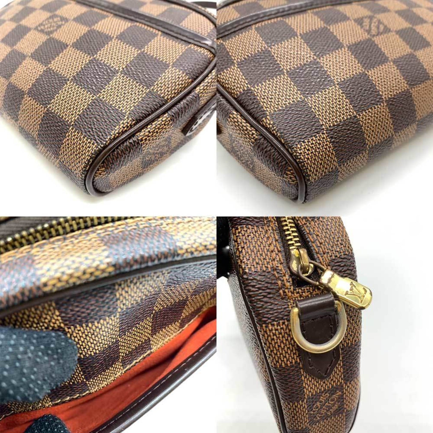 Louis Vuitton Ipanema, Brown, Canvas, shoulder