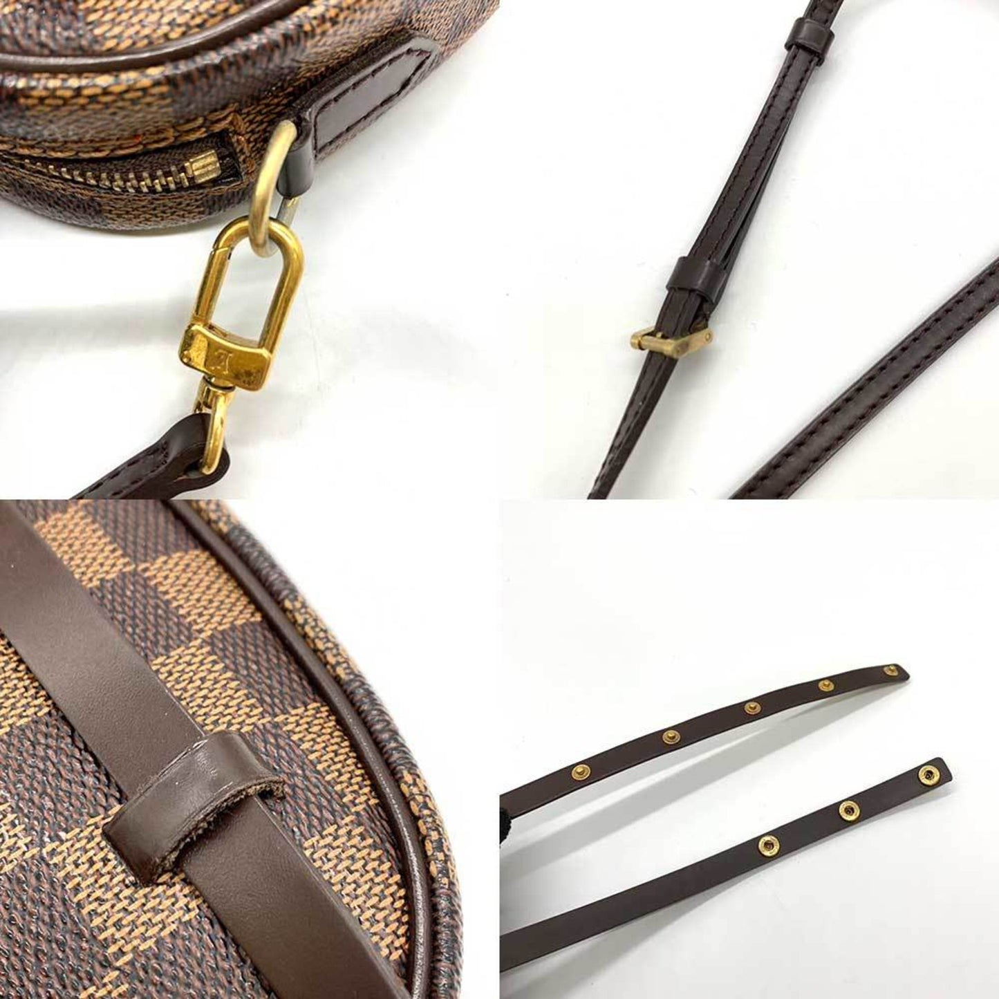 Louis Vuitton Ipanema, Brown, Canvas, shoulder