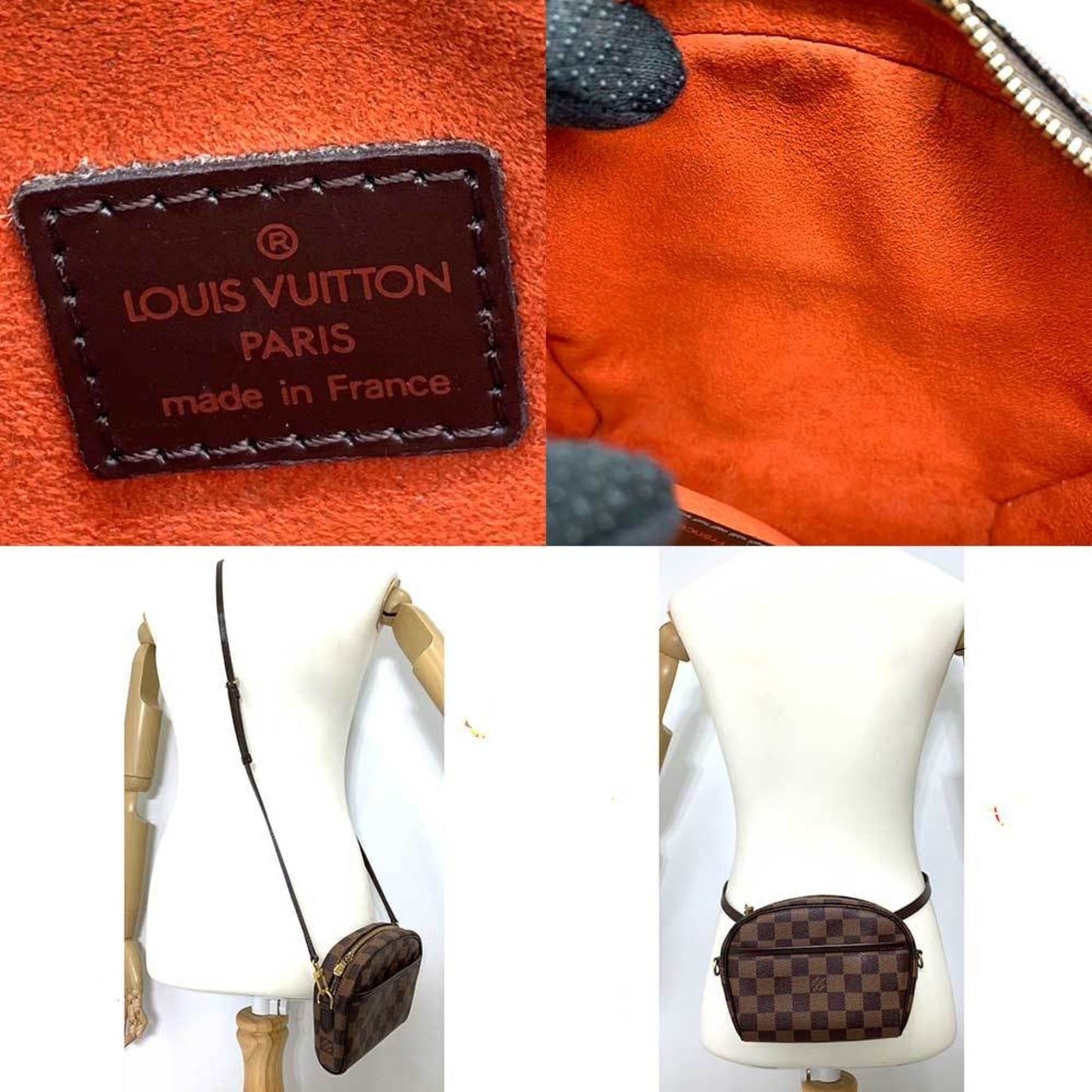 Louis Vuitton Ipanema, Brown, Canvas, shoulder