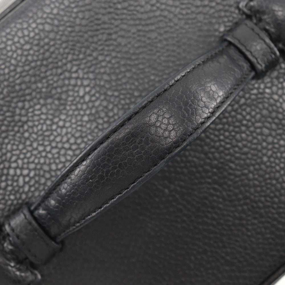 Chanel Vanity, Black, Leather, handbag