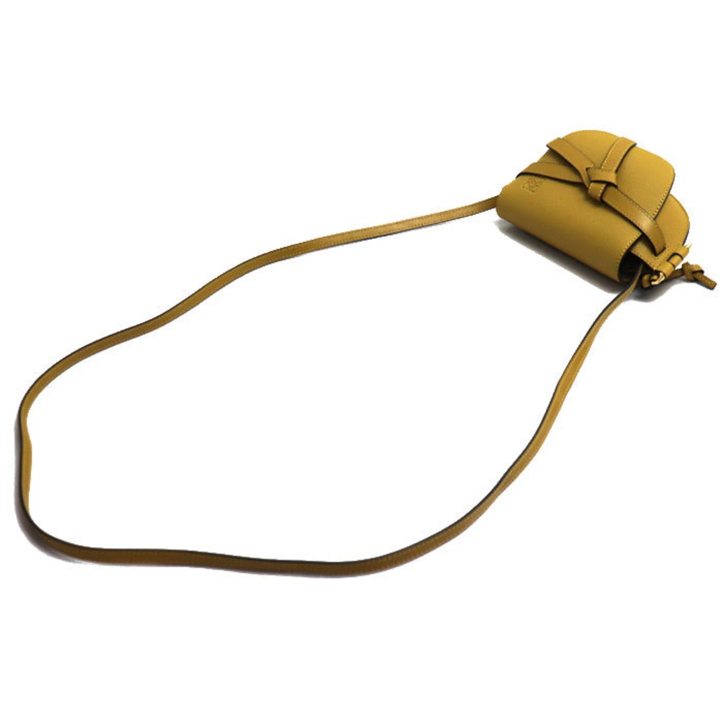 Loewe, Yellow, Leather, shoulder