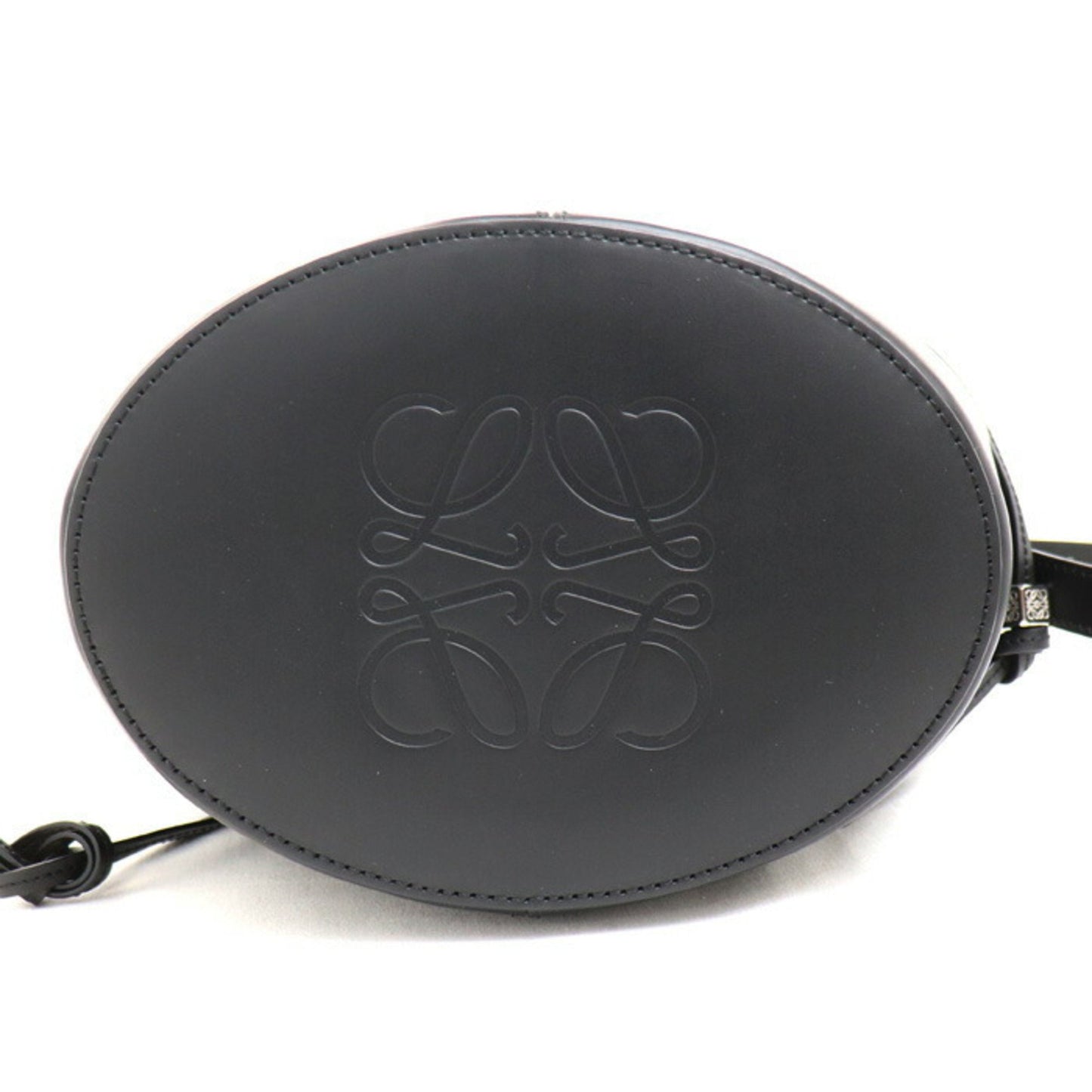 Loewe Balloon, Navy, Leather, shoulder