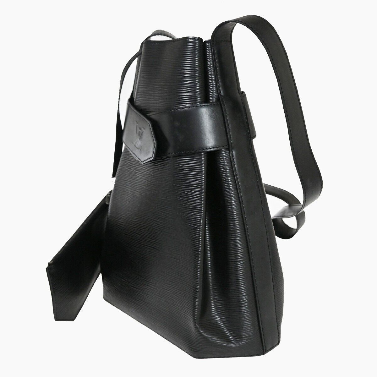 Louis Vuitton Sac d'épaule, Black, Leather, shoulder