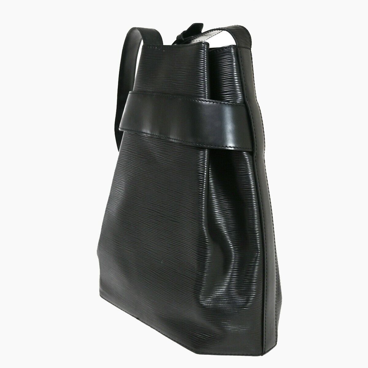 Louis Vuitton Sac d'épaule, Black, Leather, shoulder
