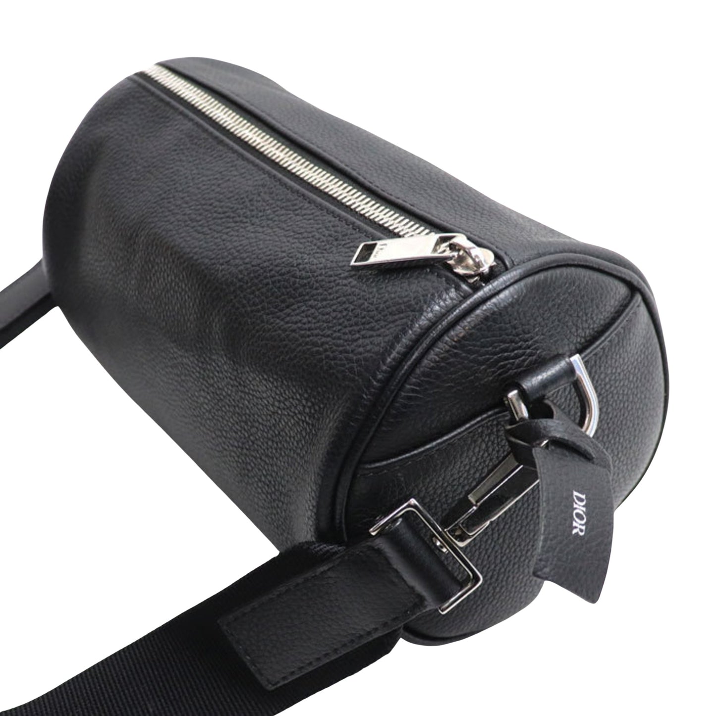 Dior Roller, Black, Leather, tote