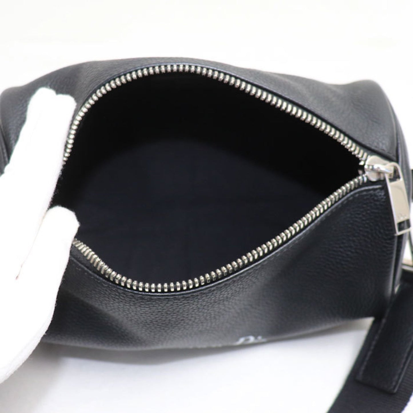 Dior Roller, Black, Leather, tote