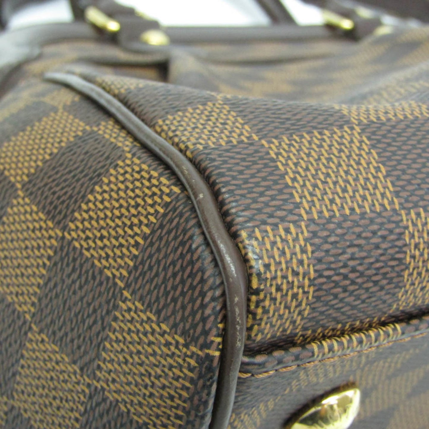 Louis Vuitton Trevi, Brown, Canvas, shoulder