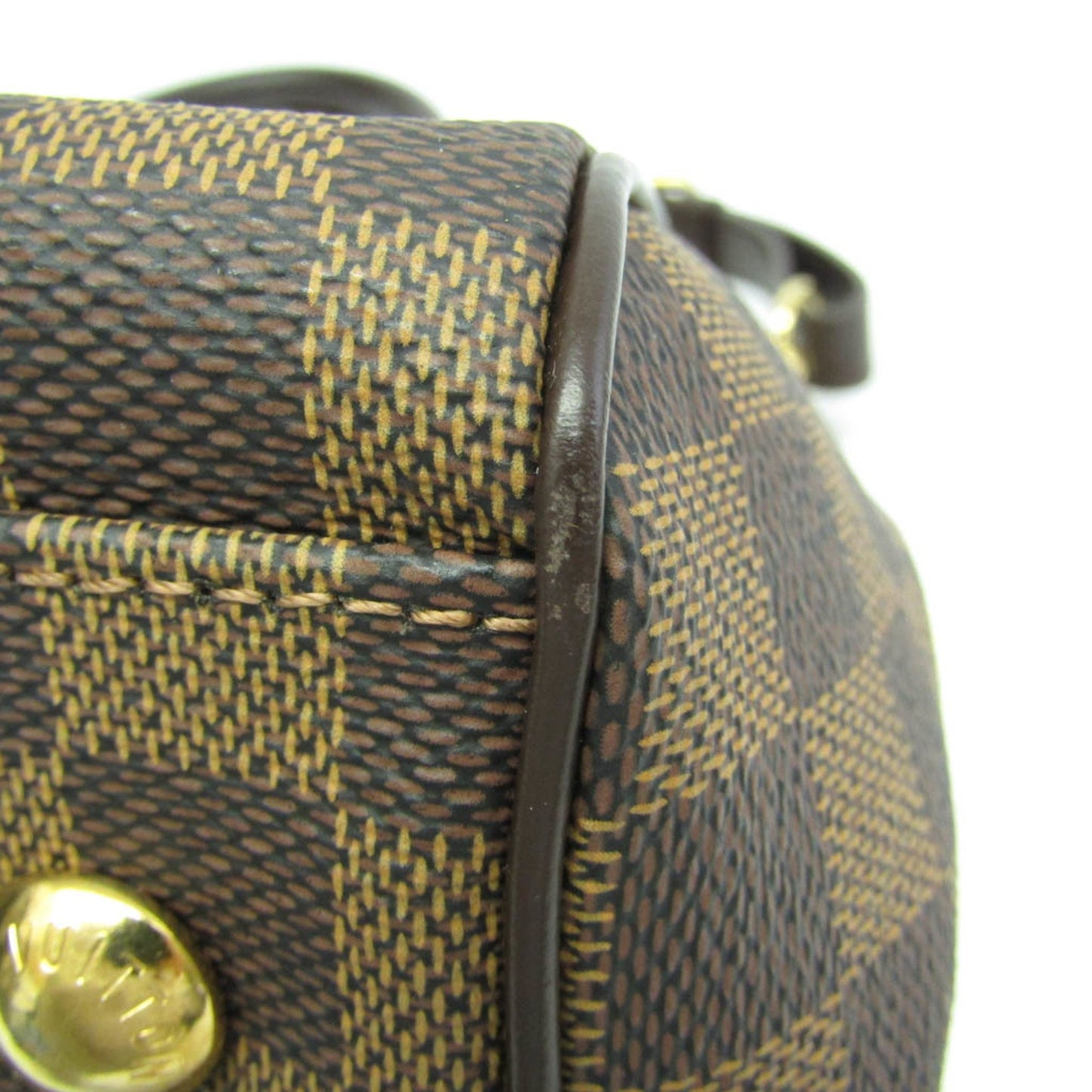 Louis Vuitton Trevi, Brown, Canvas, shoulder