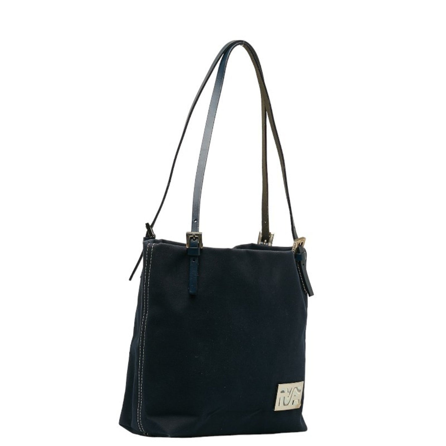 Fendi, Navy, Canvas, tote