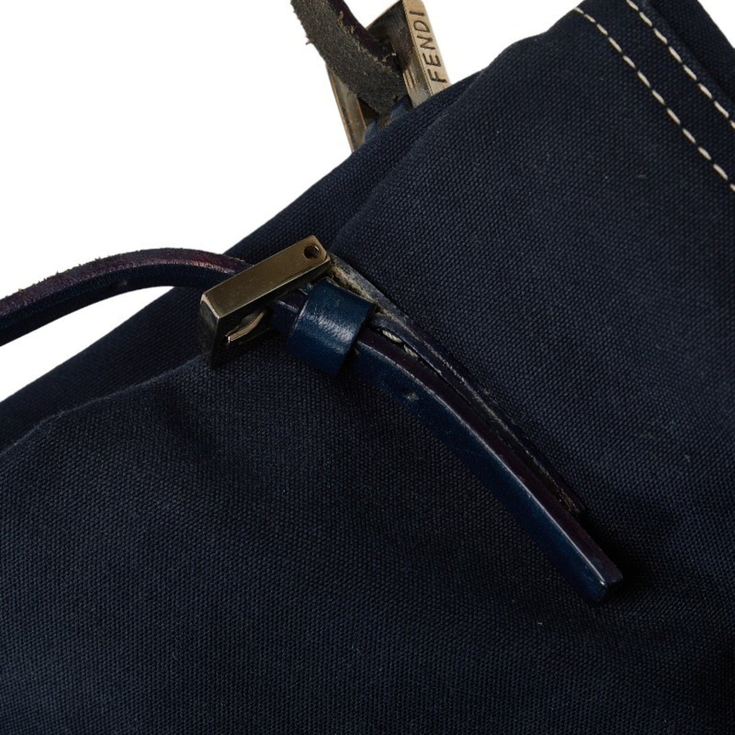 Fendi, Navy, Canvas, tote