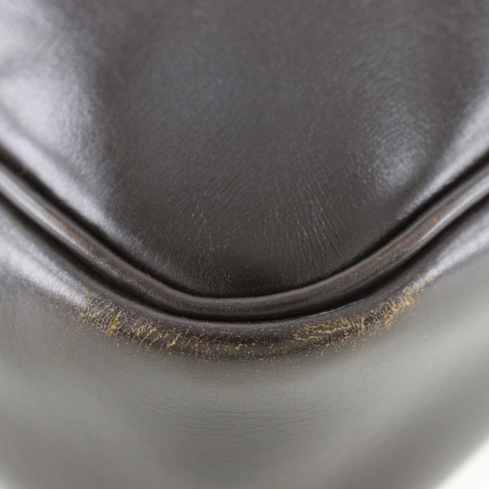 Hermès, Brown, Leather, clutch