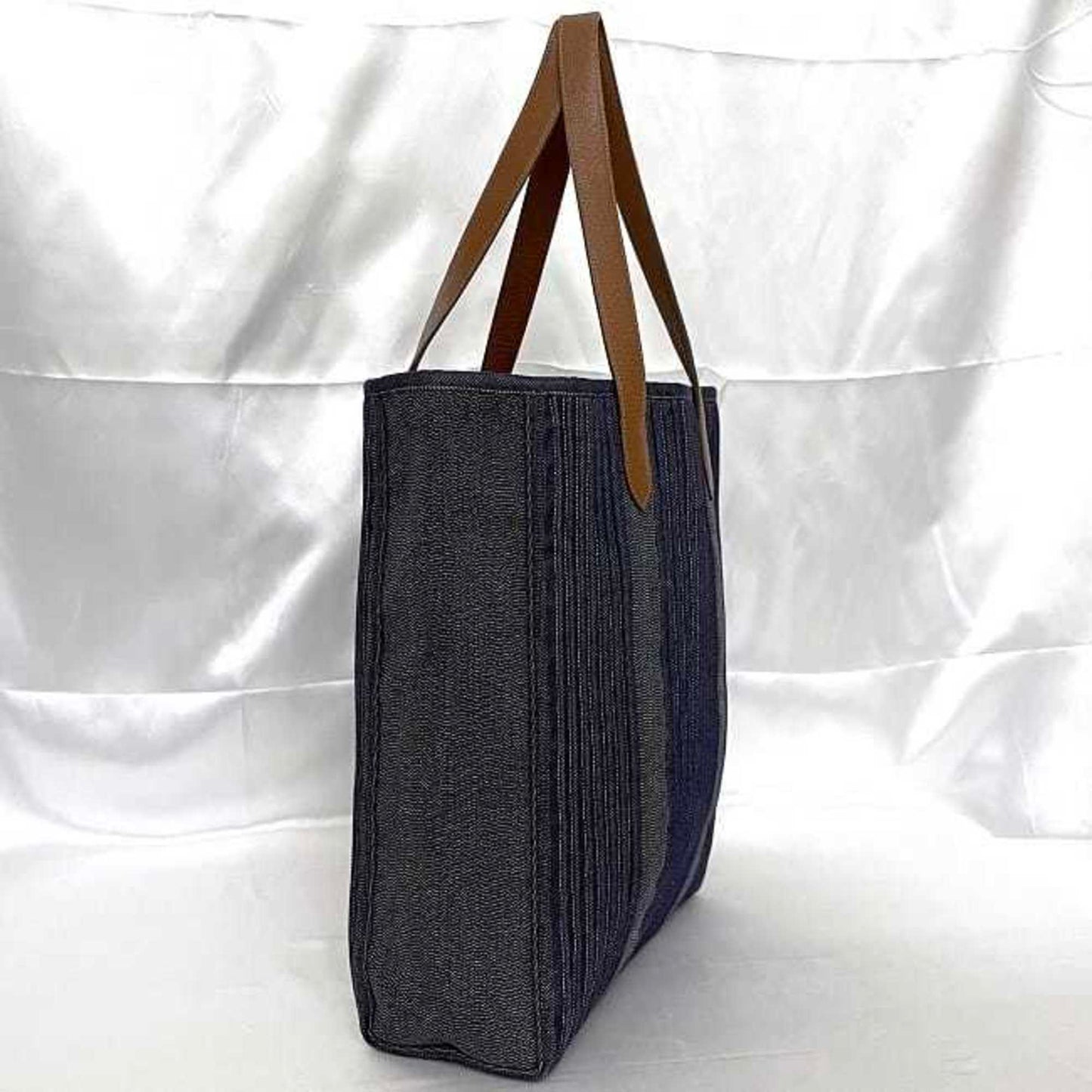 Hermès Calicut, Navy, Denim - Jeans, tote