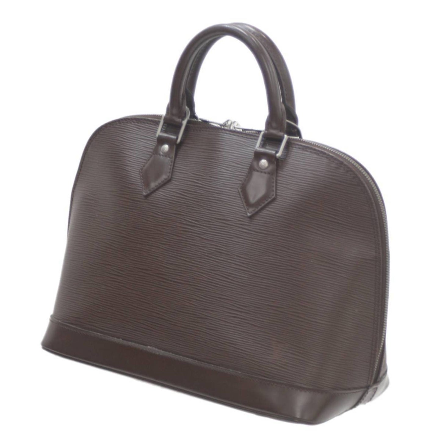 Louis Vuitton Alma, Brown, Leather, handbag
