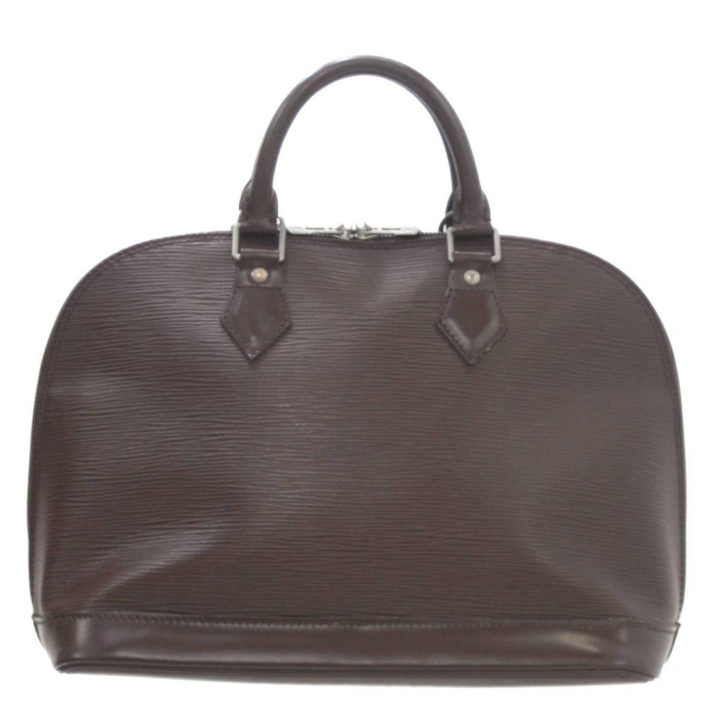 Louis Vuitton Alma, Brown, Leather, handbag
