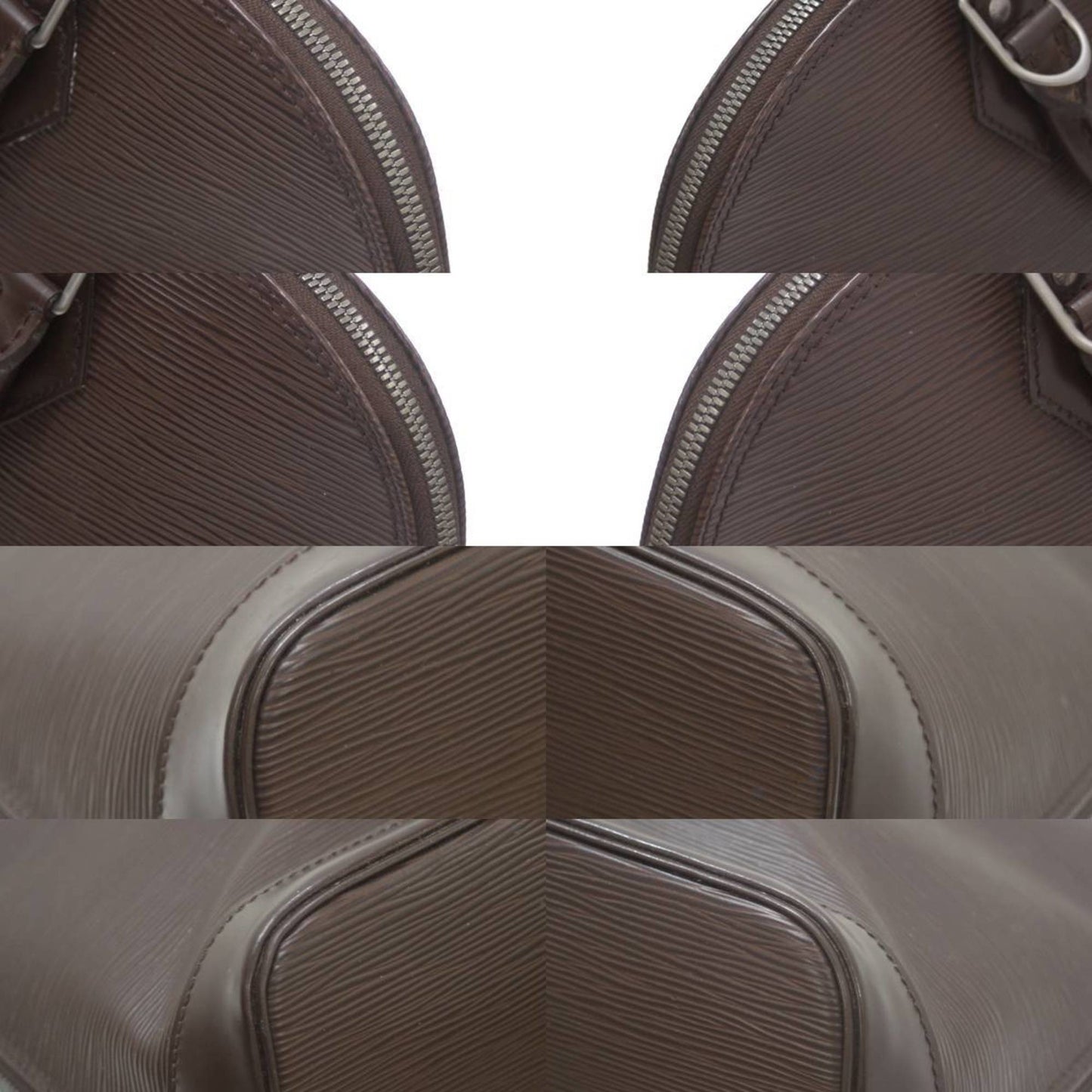 Louis Vuitton Alma, Brown, Leather, handbag